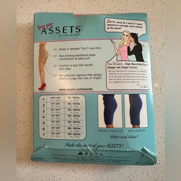 SPANX Assets High-waist mid-thigh super control shapewear, size 6 - Picture 5 of 5